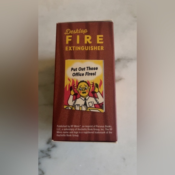 New in box desktop fire extinguisher incase of emergency ‼️ office gift new 🆘 - Picture 2 of 4